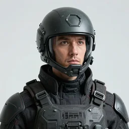 portrait of  a cyberpunk soldier wearing a futuristic helmet by Petros Afshar and Beeple, James Gilleard, Mark Ryden, Wolfgang Lettl highly detailed