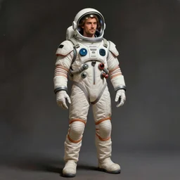 male, space suit, character sheet, concept art, very stylized, large shoulders, short torso, long thin legs, cartoon proportions, tiny feet, concept design, by jean giraud