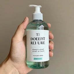 it doesn't smell or burn, it isn't greasy, and it works!