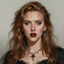 detailed portrait of scarlett johansson as a cute undead goth girl, beautiful, fantasy, intricate, elegant, highly detailed, digital painting, artstation, concept art, matte, sharp focus, illustration, art by aenaluck, artgerm and roberto ferri and greg rutkowski, epic fantasy, digital painting