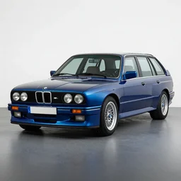 the BMW E30 M3 Touring if it were manufactured in the 2018 production year, 2018 BMW E30 M3 Touring, wide angle exterior 2018