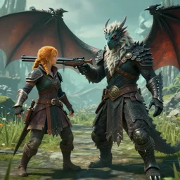 who gave the blind dragonborn a gun?