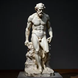 full body, sigmund freud sculpture by auguste rodin