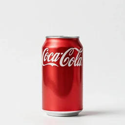 an advertisement for coca cola, a can of coke on a blank background, 2 0 0 8.