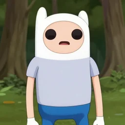 portrait photo still of real life finn from adventure time, 8 k, 8 5 mm f 1. 8
