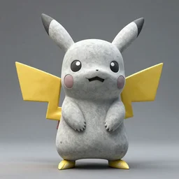 Pikachu Sculpture made out of concrete
