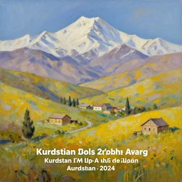 Kurdistan, beautiful oil painting, award winning art