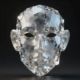 Crystal face, stunning photo, cinematic lighting, perfect composition, 8K, ultra-detailed , artstation, Octane render, Unreal Engine, highly detailed