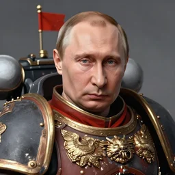 portrait of vladimir putin as emperor in warhammer 4 0 k, 4 k, 8 k
