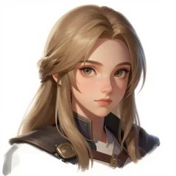 greg manchess character concept art of aela the huntress | | anime cute - fine - face, pretty face, realistic shaded perfect face, fine details by stanley artgerm lau, wlop, rossdraws, james jean, andrei riabovitchev, marc simonetti, and sakimichan, tranding on artstation