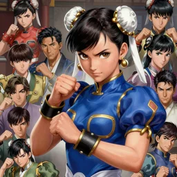 A beautiful semi realistic anime portrait of Chun li half body fighting poses beautiful hand by Stanley Artgerm Lau, WLOP, Rossdraws, James Jean, Andrei Riabovitchev, Marc Simonetti, and Sakimichan, tranding on artstation, WLOP, rossdraws, Logan Cure, Mingchen Shen, BangkuART, sakimichan, yan gisuka, JeonSeok Lee, zeronis, Chengwei tranding on artstation