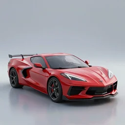 a technicolor scene of a little red corvette, intricate, elegant, highly detailed, digital painting, artstation, concept art,, smooth, hazy, mist, dynamic lighting, ultrarealistic, cinematic, octane render