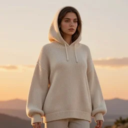 a large knitted gal gadot at sunset Trending on artstation, featured on Behance, well-rendered, Unreal Engine, 4K HD