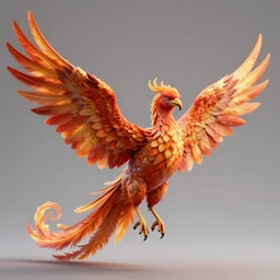 photorealistic image of a detailed flaming phoenix wings spread 8 k extremely detailed hd hyperrealism unreal engine