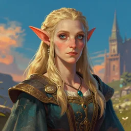 A beautiful portrait of elvish rejuvenator, digital art by Eugene de Blaas and Ross Tran, vibrant color scheme, highly detailed, in the style of romanticism, cinematic, artstation, Greg rutkowski