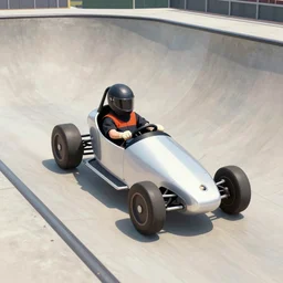 roman chariot racing in a skate park half-pipe, tony hawk pro skater game cover