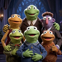 The muppets as the cast of the matrix 1999, Movie poster