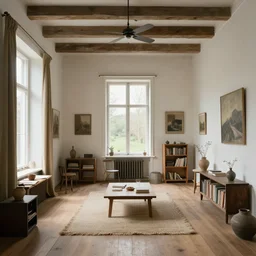 inside of a house art by simon stalenhag