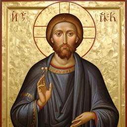 byzantine icon of saint jean luc picard