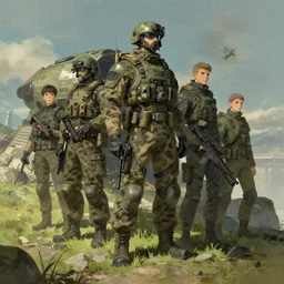 a digital concept art of future military by jakub ozalsk, alex jansson and ilya repin and studio ghibli, trending on artstation