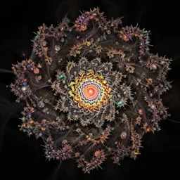 a recursive mandelbrot fractal