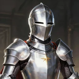 portrait of a medieval shining knight, anime fantasy illustration by tomoyuki yamasaki, kyoto studio, cinematic lighting, trending on artstation