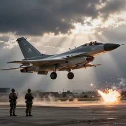 San Dravado armed forces Petrar G20 fighter jet bombing targets