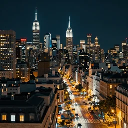 city of lights, art, concept art, cinematic, beautiful, dynamic