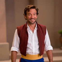 a still of Robin Williams as Genie in Aladdin (2019)