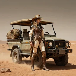 steampunk safari on mars