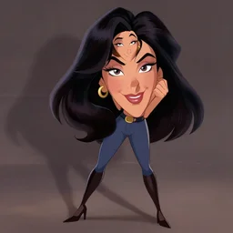 lovely adult woman character portrait by don bluth highly detailed dynamic shadows 4 k wallpaper - 1 0 2 4