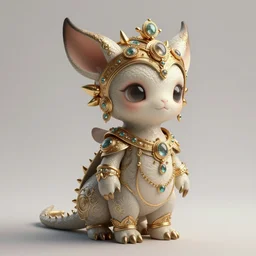 beautiful concept art creature design of a Byzantine creature, cute, elegant, intricate details, ornate, trending on Art Station, award winning, octane render, 4k post-processing