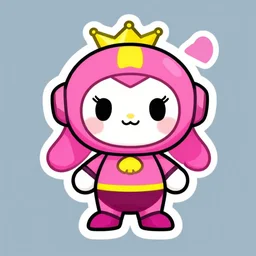 cute miss mascot rosa © lia rosa © lia roselia super hero sticker art, cronobreaker, beeple game icon