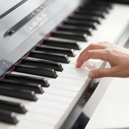 playing piano by disney concept artists, blunt borders, rule of thirds