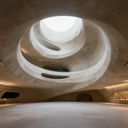 star trek starship interior, architecture carved for a titan, beautiful in its smoothness and expansiveness, architectural photo by louis kahn and moshe safdie