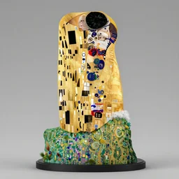 Divine Chaos Engine by Karol Bak, Jean Deville, Gustav Klimt, and Vincent Van Gogh, visionary, sacred fractal structures, ornate gilded medieval icon, spirals, 8k 3D