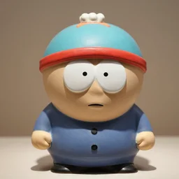 an exquisite china figurine of eric from south park, high definition close - up image, museum item