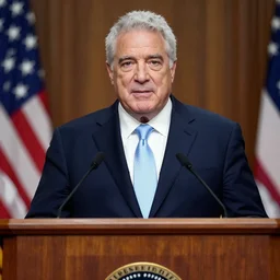 press photo of President Guy Fieri, State of the Union Address, symmetrical face!!, cinematic lighting, award winning photo, press photo, kodak 2383 film, low contrast!!, (((orange))), washed out colors