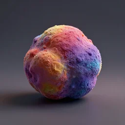 a small abstract object, unreal engine, lighting, 4k, colorful, detailed, realism,