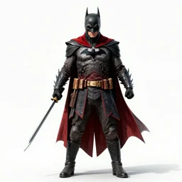 batman in style of assassins creed , 8K , realistic,