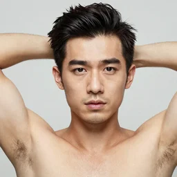lad with hairy armpits