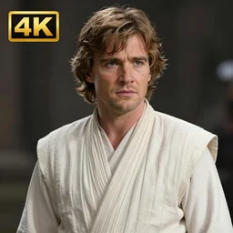 james franco as luke skywalker in star wars episode 6, 8k resolution, full HD, cinematic lighting, award winning, anatomically correct