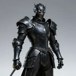 vampire knight in black heavy armor, metal mask, no skin shown, realistic proportions, ghostblade, wlop, reasonable fantasy