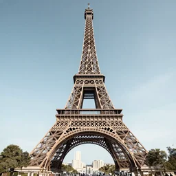 alternative eiffel tower structure designed by architect zaha hadid