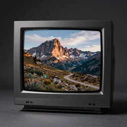 broken crt tv