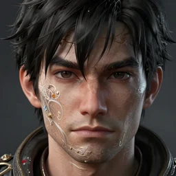 close up portrait of jerma985 in the style of dark souls, gaming, detailed, 4k