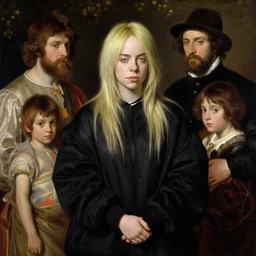 a beautiful painting of billie eilish by john everett millais and dante gabriel rossetti and john collier and john william waterhouse, preraphaelite, detailed, trending on artstation, hd, masterpiece