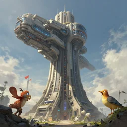 A professional digital painting of monumental space elevator, by Greg Rutkowski and James Gurney, trending on Artstation, deviantart, sci-fi, cyberpunk, futuristic, ultra detail, octane render