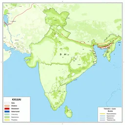 map of india