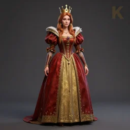 helen the bean queen, portrait, full body, unreal engine, full color, highly detailed, 4k, 8k, trending on artstation
